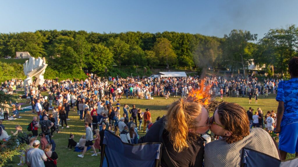 Sommer, Sankt Hans-fest i Aalborg arrangeret af Lions Hasseris